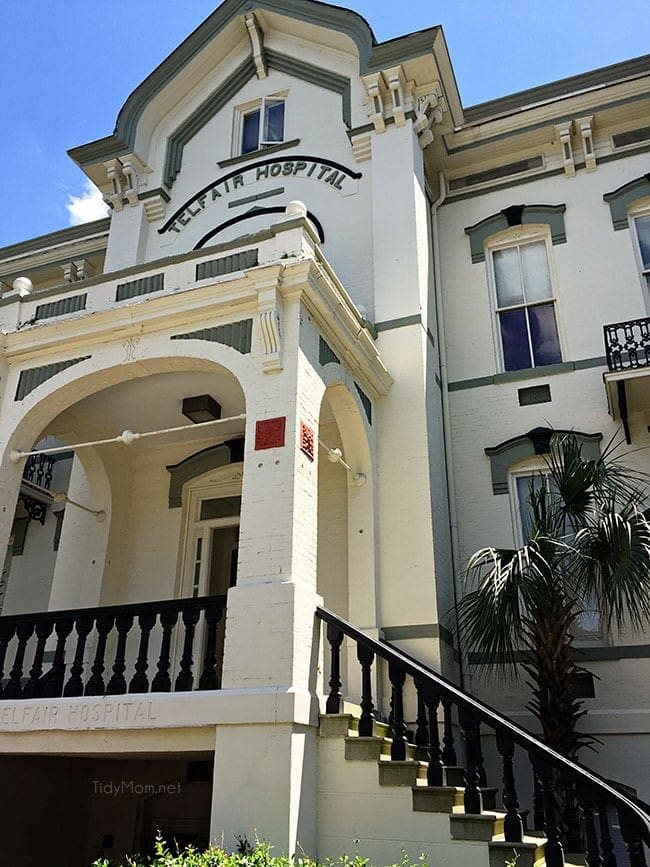 Old Telfair Hospital in Savannah, GA was a women's only hospital - no men allowed unless they were born there, then they had to be out in 3 days after birth. It is now the “Telfair Arms Apartments”, a senior-living residence. More Savannah Sightseeing at cetcu.com