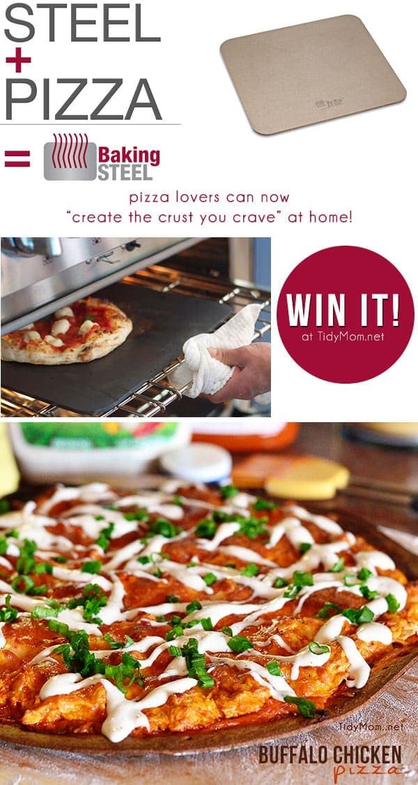 Create the perfect pizza crust at home with the Baking Steel. Get recipe for Buffalo Chicken Pizza at cetcu.com