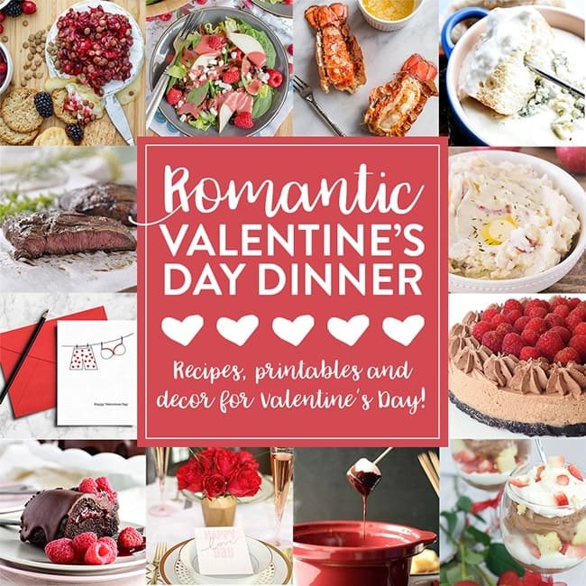 Romantic Valentine’s Day Dinner Meal Plan