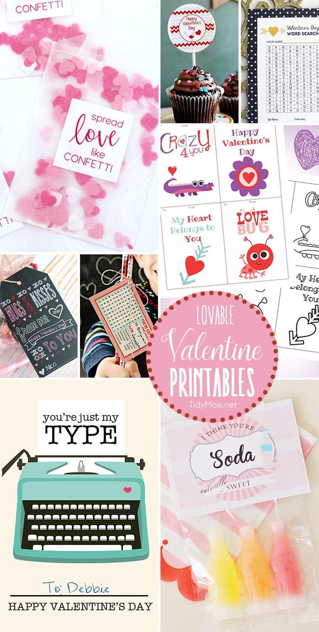 Valentine Printables to Love