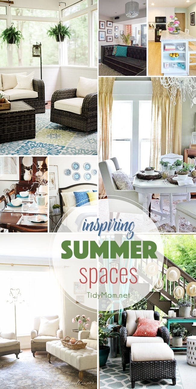 Inspiring Summer Spaces, Makeovers and Home Tours. From basements to dinning rooms to patio you’re sure to be inspired by these beautiful summer spaces at cetcu.com