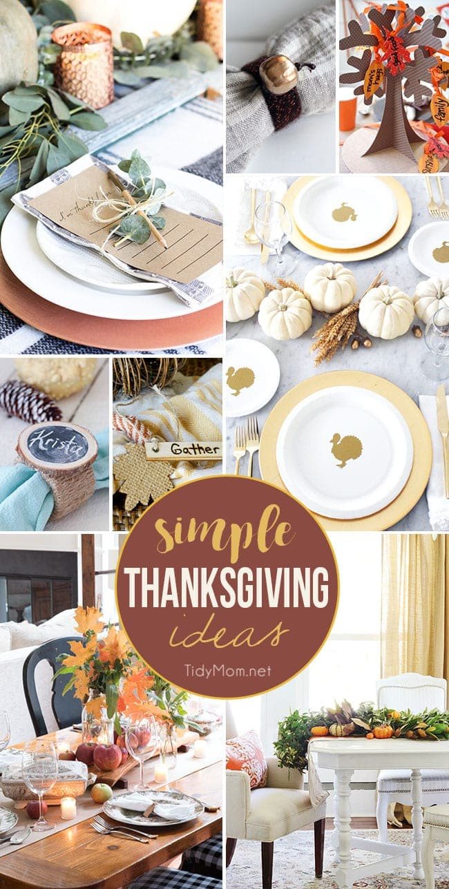 Simple Thanksgiving Ideas for Your Gathering