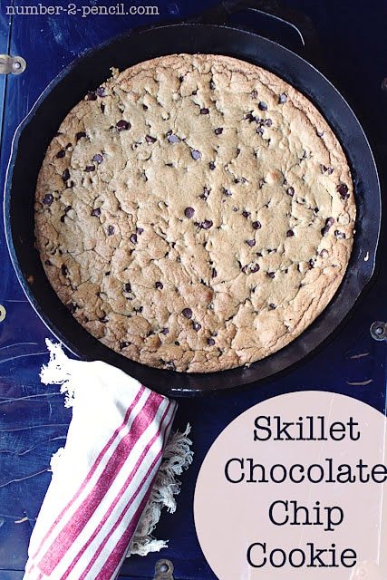 Skillet Chocolate Chip Cookie