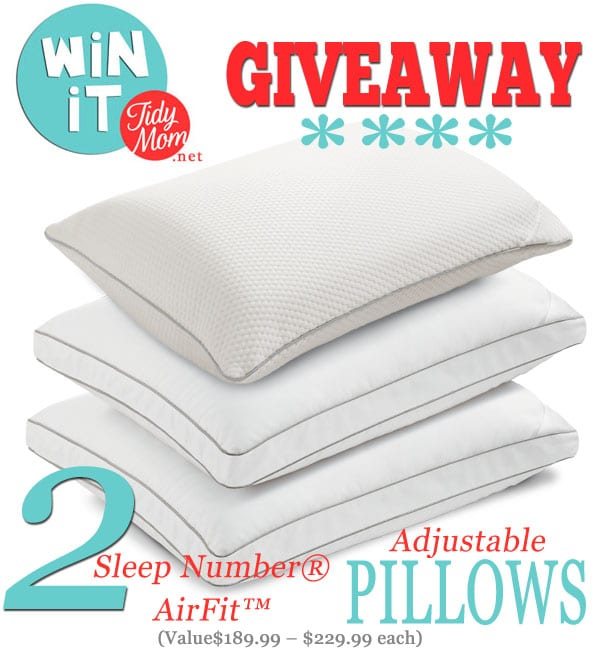 Win 2 Sleep Number® Air-Fit Adjusable Pillows at cetcu.com