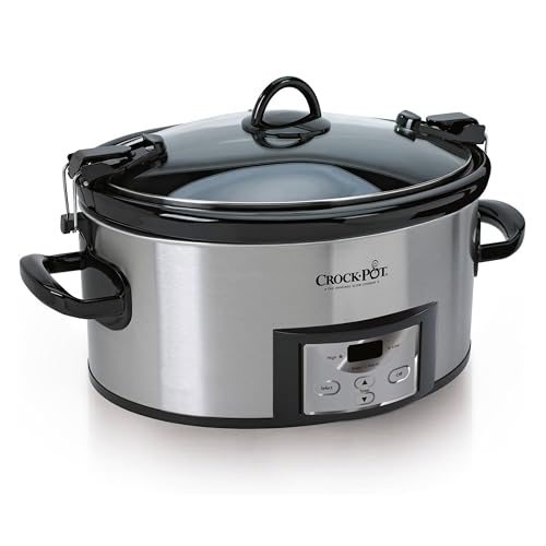 Crock-Pot 6-Quart Cook & Carry Programmable Slow Cooker with Digital Timer