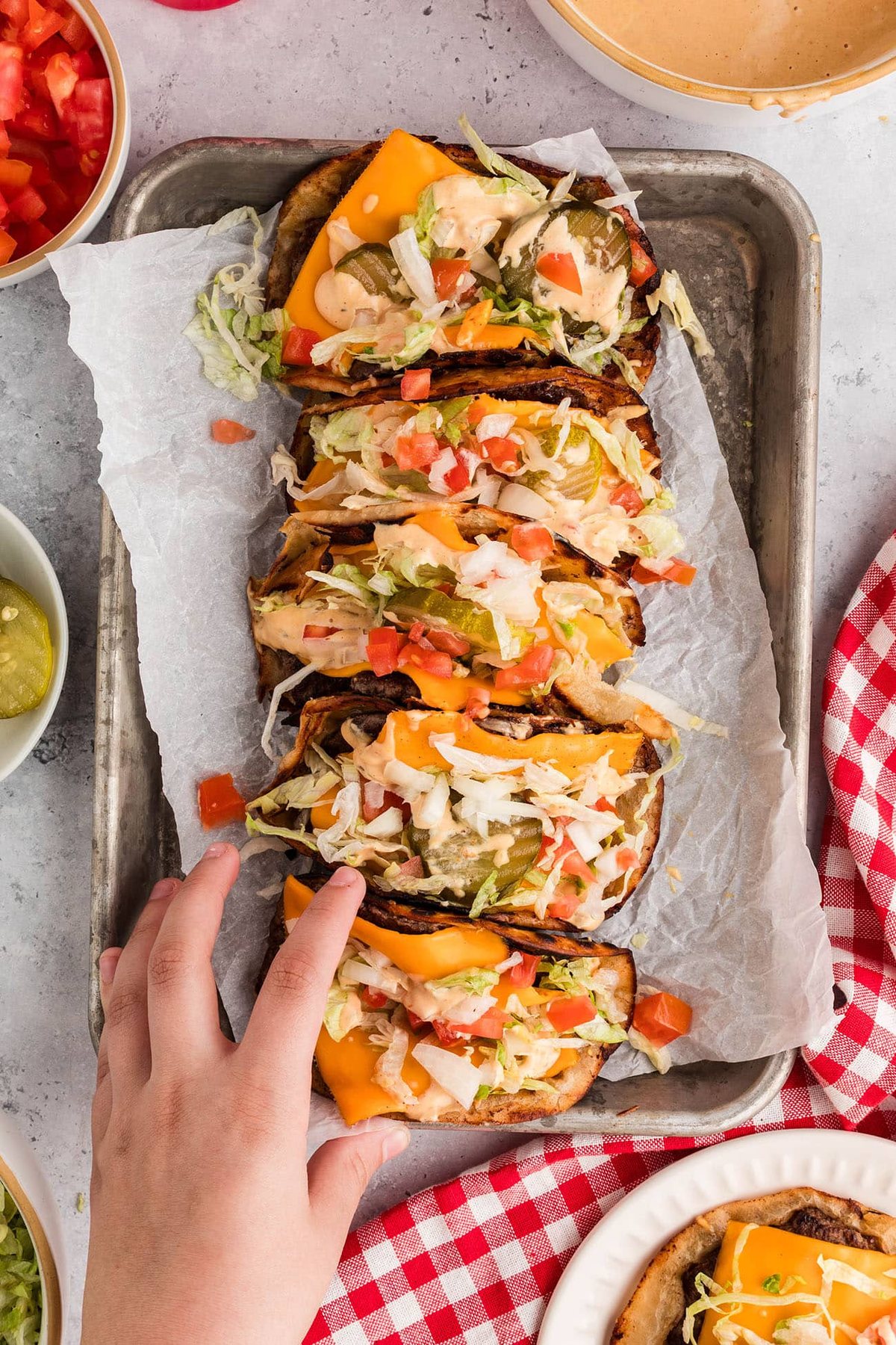 Smash Burger Tacos