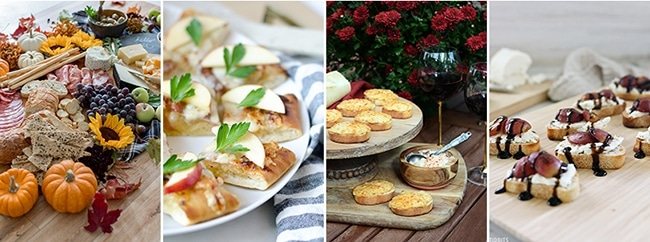 Taste of The Season Fall Appetizers collage 1