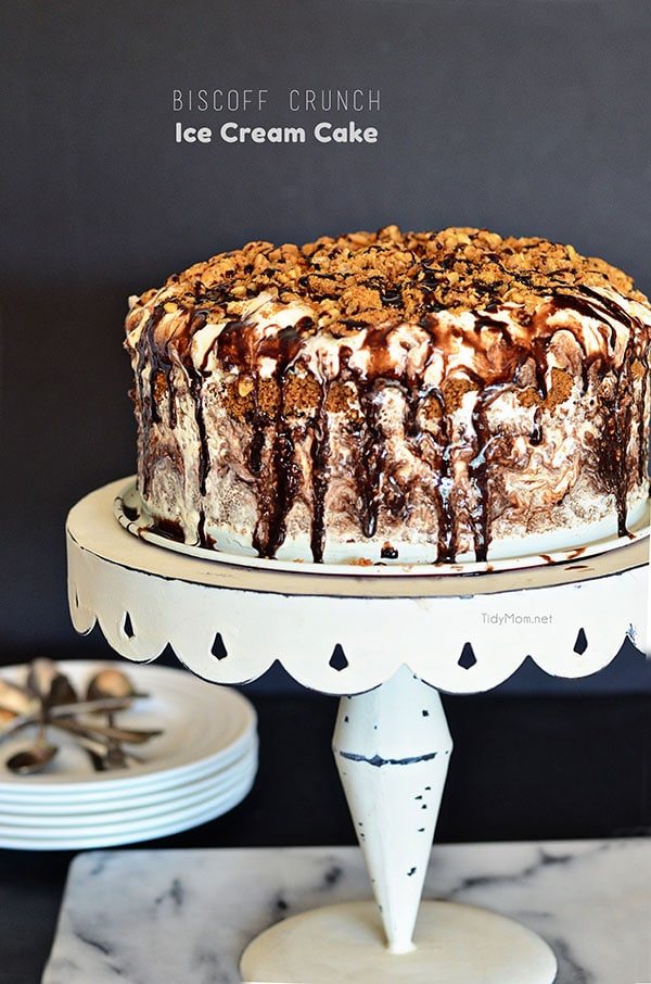 Biscoff Crunch Ice Cream Cake recipe at cetcu.com