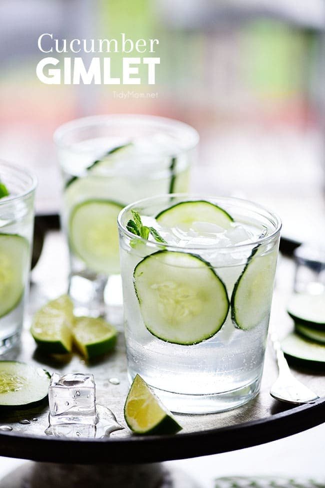 Sparkling Cucumber Gimlet