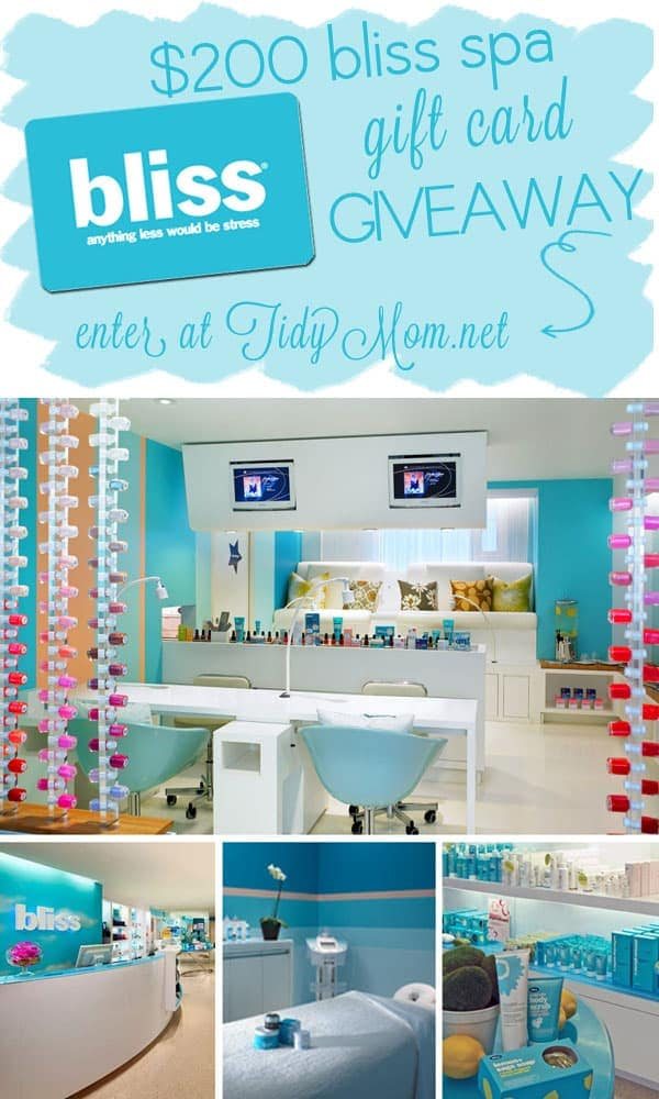 Win a $200 Gift Card to Bliss Spa at cetcu.com