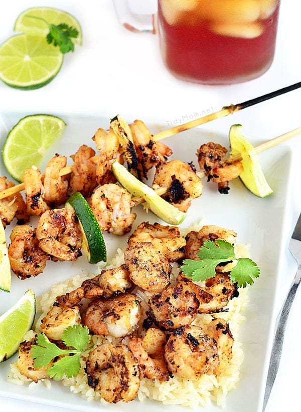 Spicy Coconut and Lime Grilled Shrimp Scampi recipe at cetcu.com