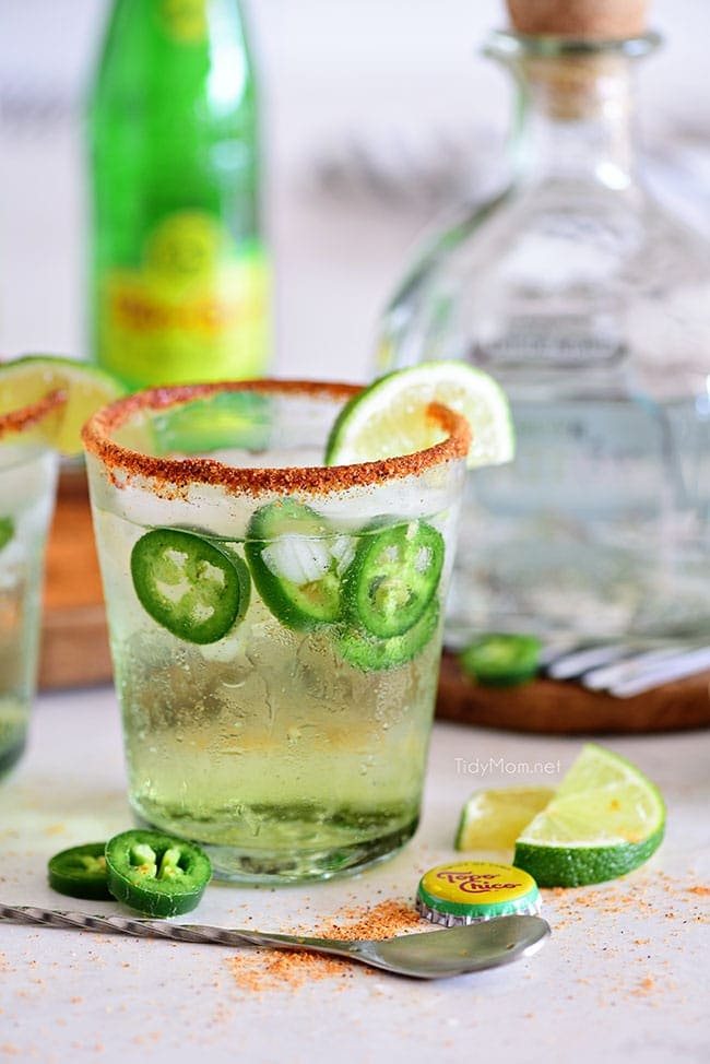 ranch water in a glass