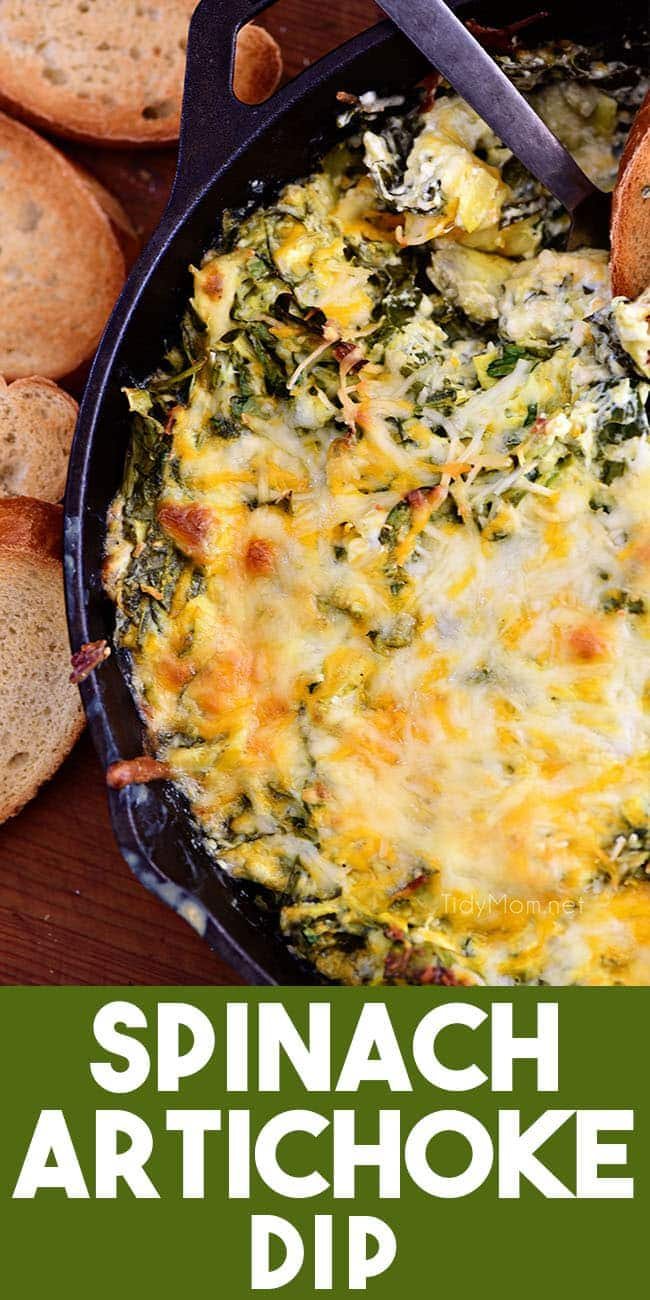 cheesy Spinach Artichoke Dip