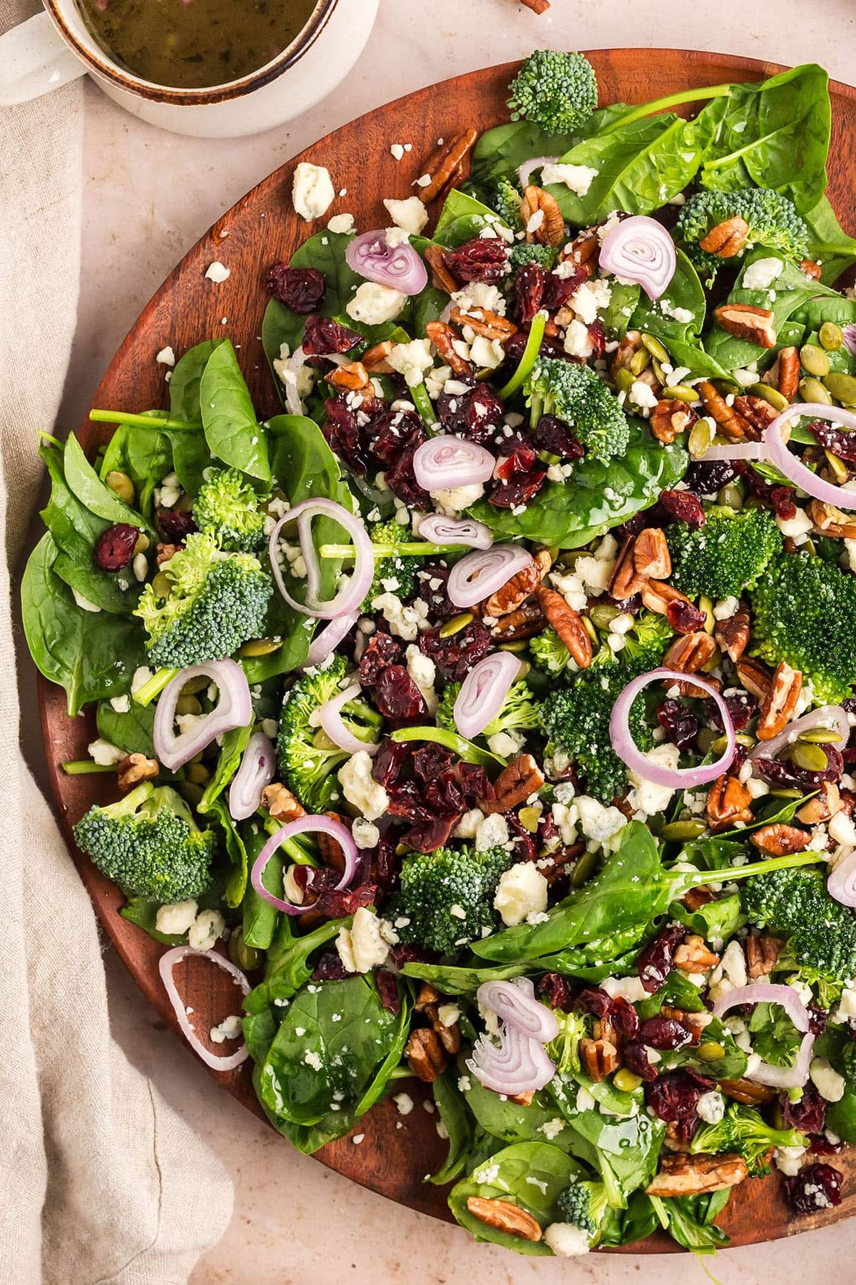 Spinach Salad + Dressing