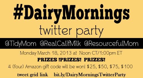DairyMornings Twitter Party with Cetcu