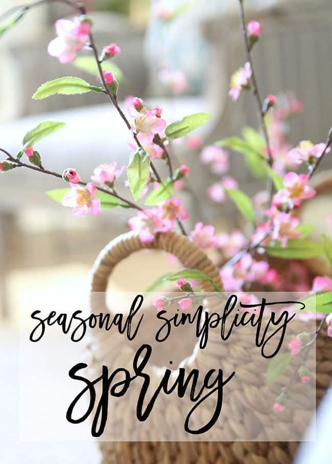 Transition to Spring Family Room Decor. Kick winter to the curb! Bring in the feel of freshness and spring to your home with lots of greenery, flowers and colorful pillows. SEASONAL SIMPLICITY SPRING TOUR of 25 homes at cetcu.com