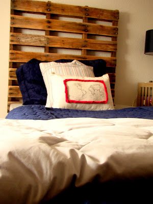 Wood Pallet Headboard