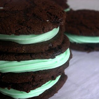 homemade mint oreos