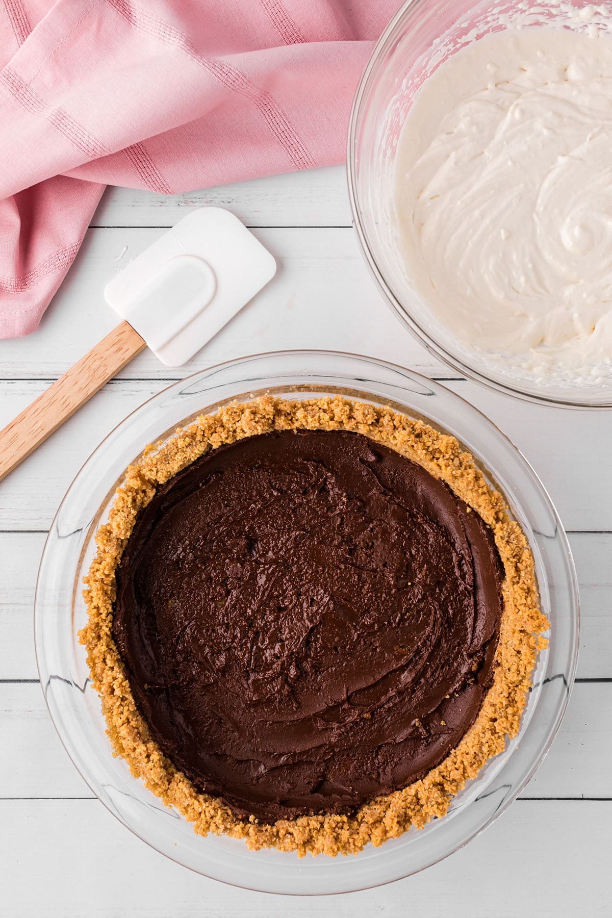 No-Bake Strawberry Cream Cheese Pie step 4
