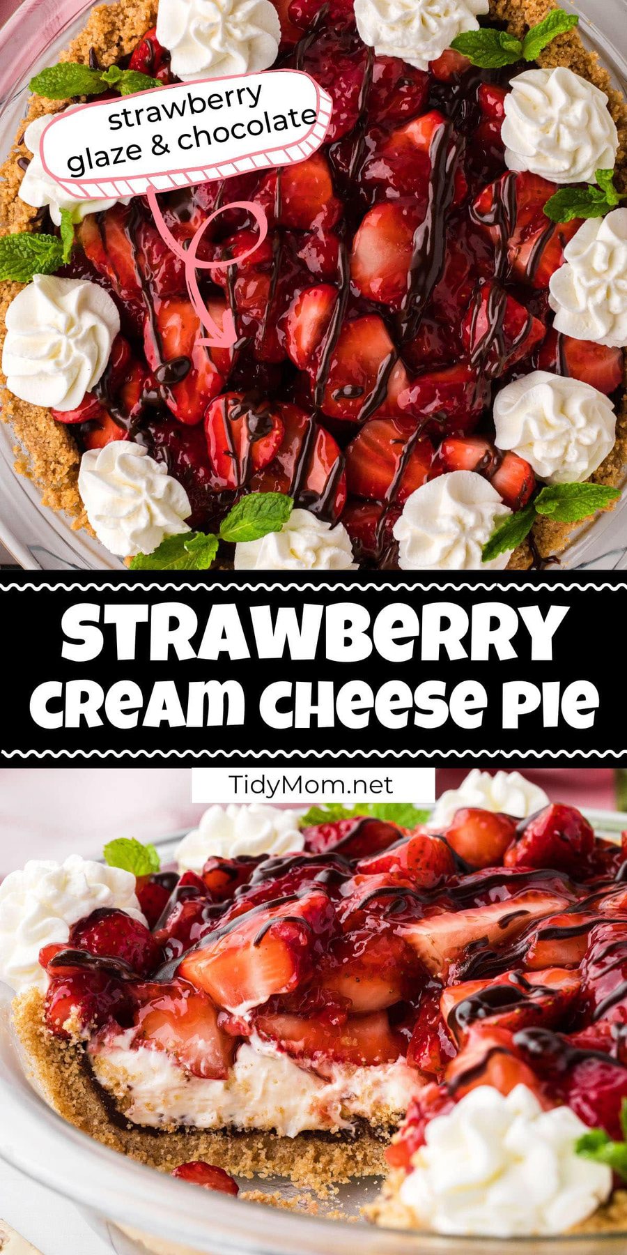 strawberry pie photo collage