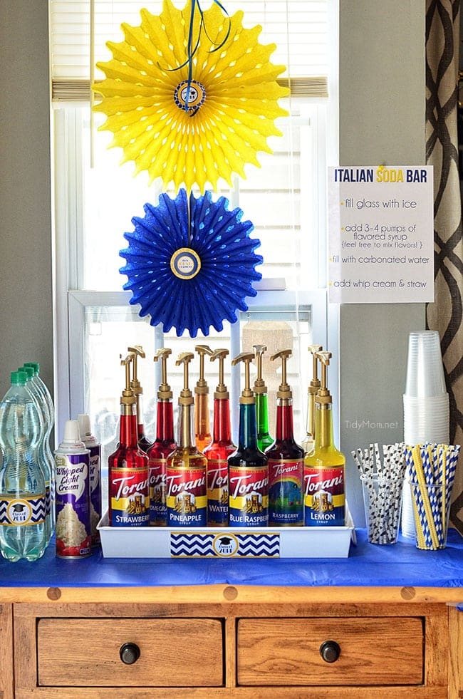 Make Italian Sodas at your next party with an Italian Soda Bar! details at cetcu.com