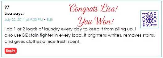Visa gift card winner