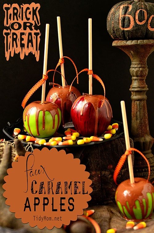 Trick or Treat? Faux Caramel Apple {craft}