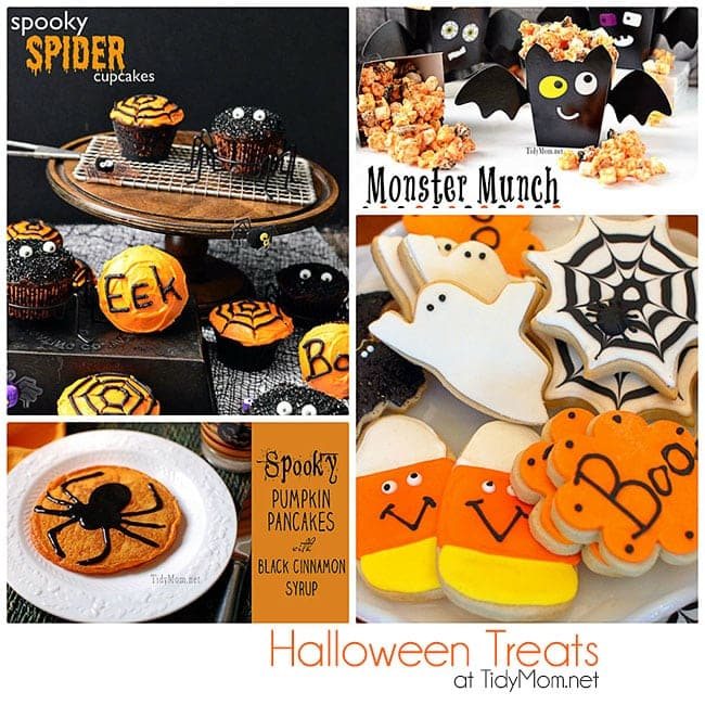 Lots of Fun and Easy Halloween Treats to make! Recipes and tutorials at cetcu.com