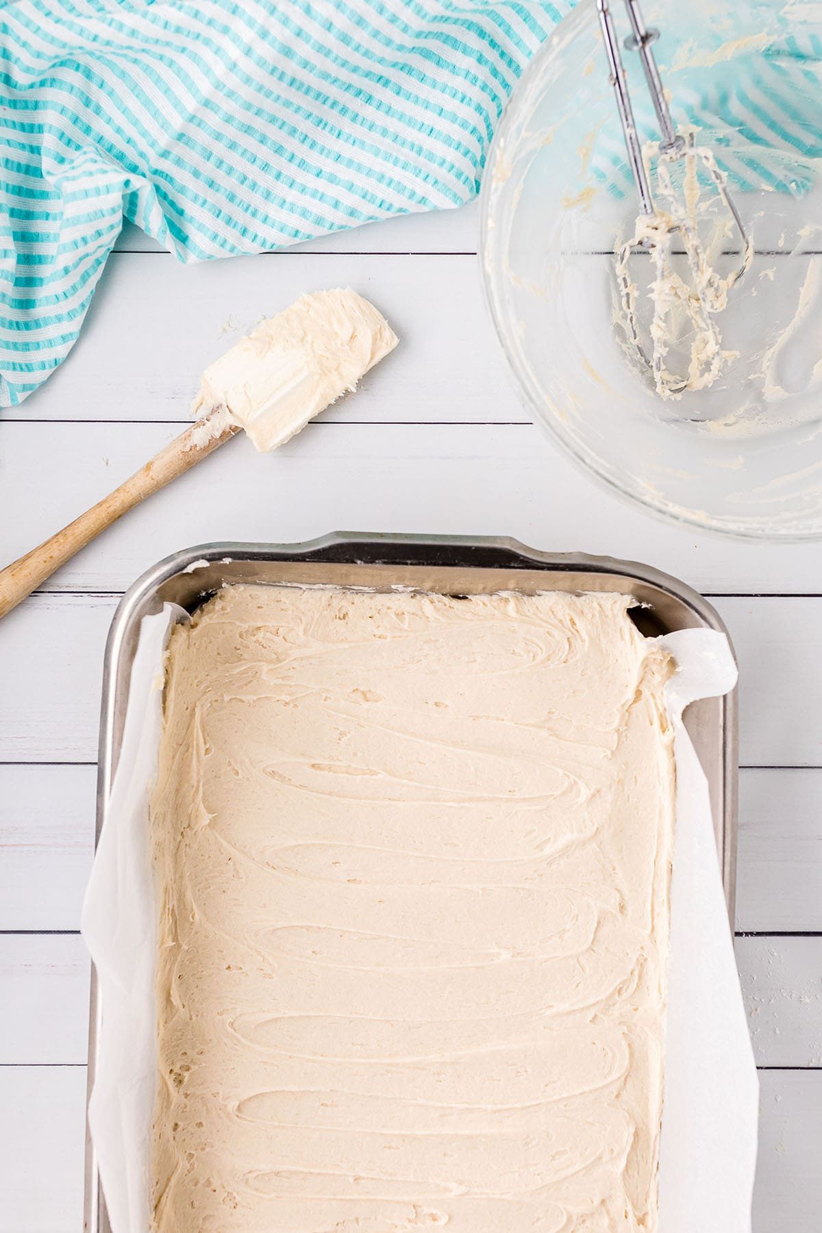 pressed cookie dough in backing pan
