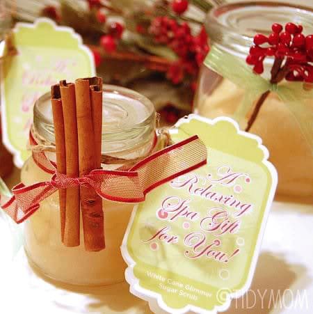 White Cane Glimmer Sugar Scrub