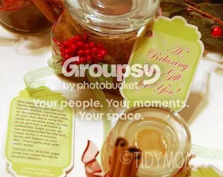 Homemade sugar scrub