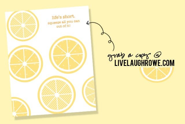 Lemon Printable from Live Laugh Rowe