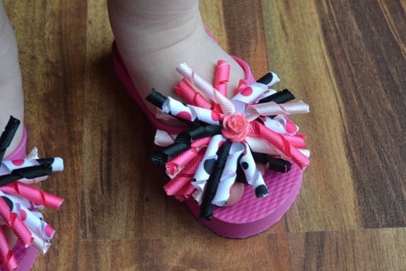 Decorated Flip Flops