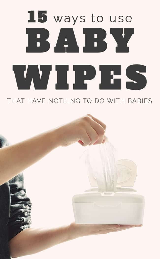 15 brilliant ways to use baby wipes that have nothing to do with babies! Find out more at cetcu.com
