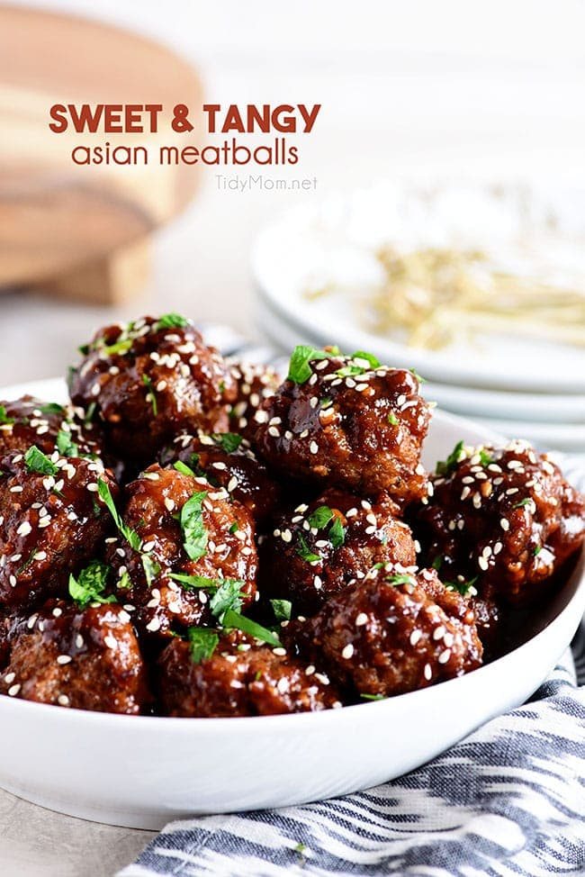 Sweet and Tangy Asian Meatballs With Teriyaki Sauce