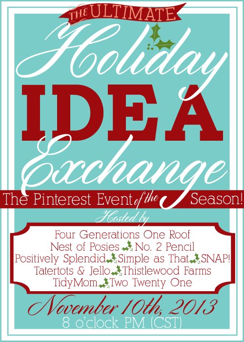 Holiday Idea Exchange Pinterest Event | I’m Lovin’ It