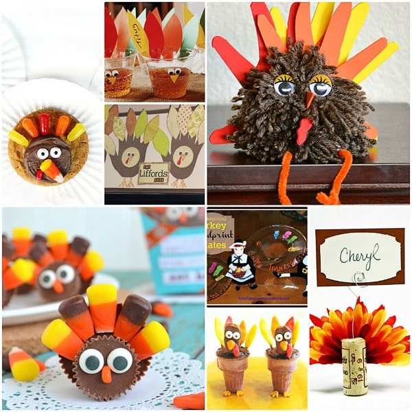 Thanksgiving Turkey treats and crafts at cetcu.com