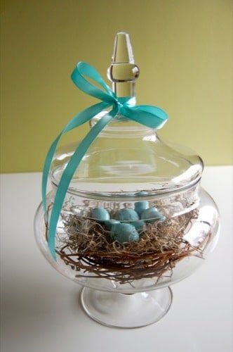 Thrifty Spring Centerpiece Craft from Kami of No Biggie