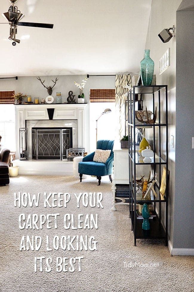 Carpets get dirty - there's no way around it. But they don't have to stay that way. Learn how to keep your carpet clean and looking its best. Follow these tips and keep your carpeted floors cozy, clean, and looking like new for years to come at cetcu.com #cleaning #cleaningtips #carpetcleaning #carpetcleaningtips #hometips #tidymom