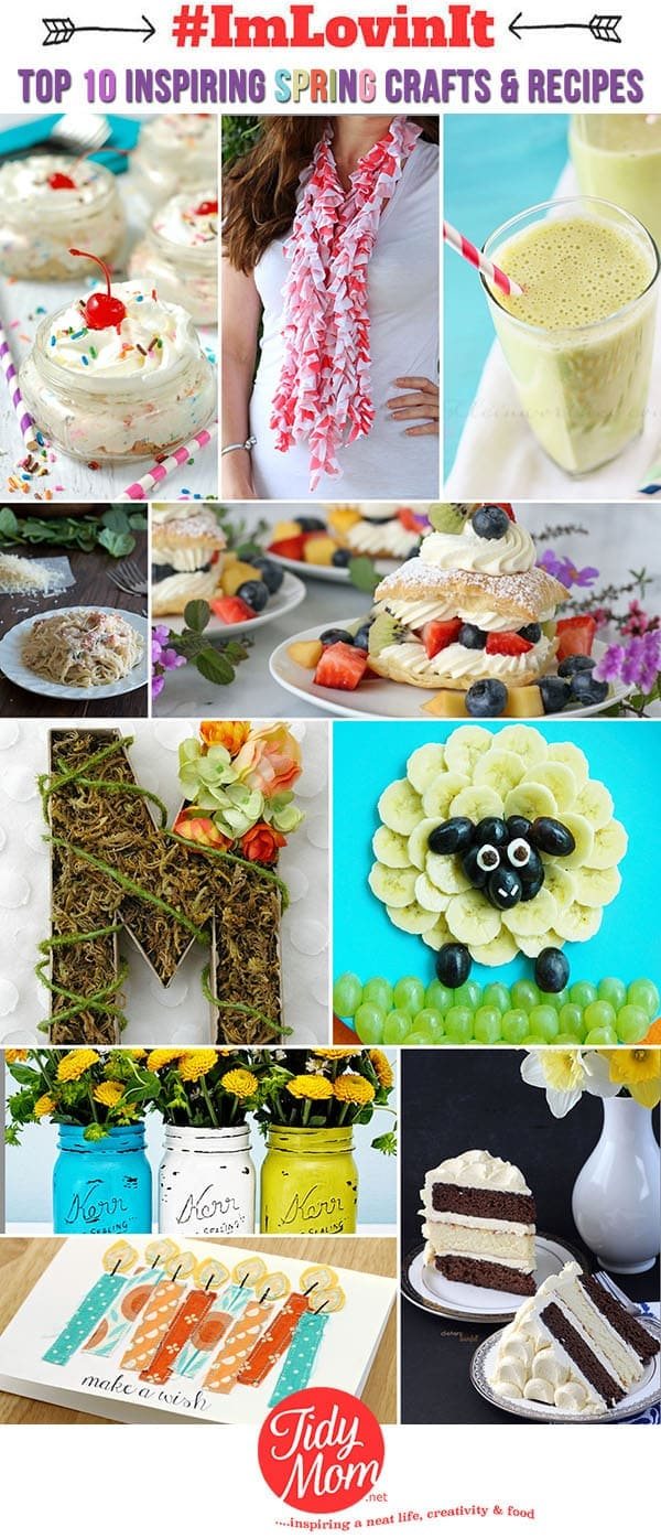 Top 10 Inspiring Spring Crafts and Recipes at cetcu.com