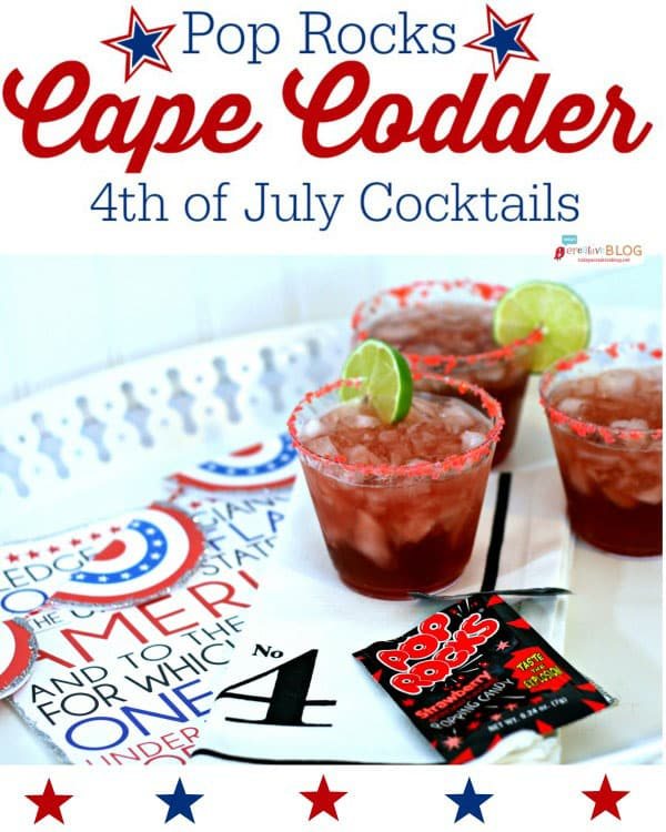 Pop Rocks Cape Codder Cocktail |Spark Your Summer