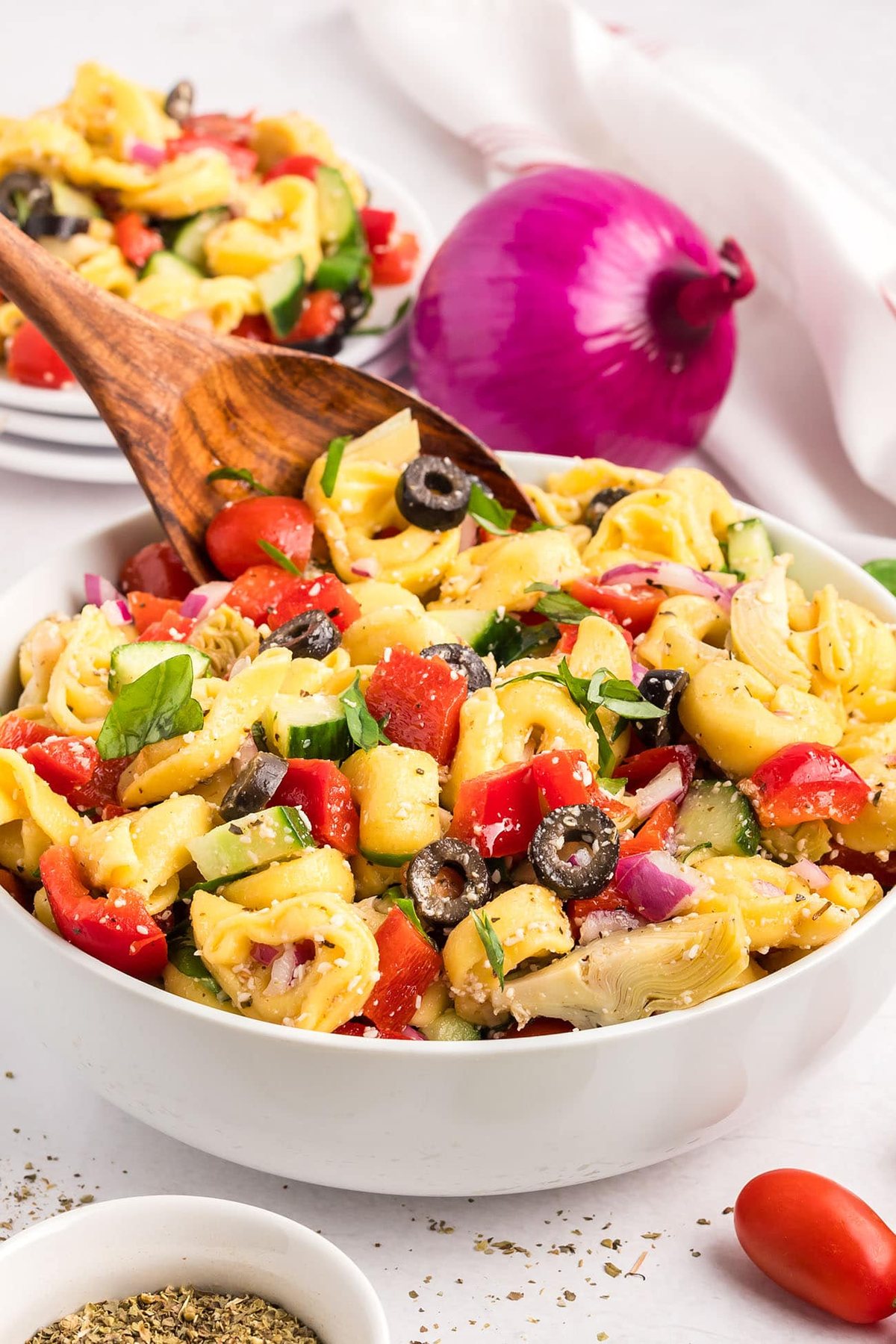 Cheese Tortellini Pasta Salad