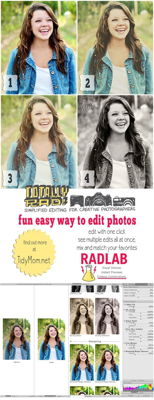 How to easily edit photos with Rad Lab at cetcu.com