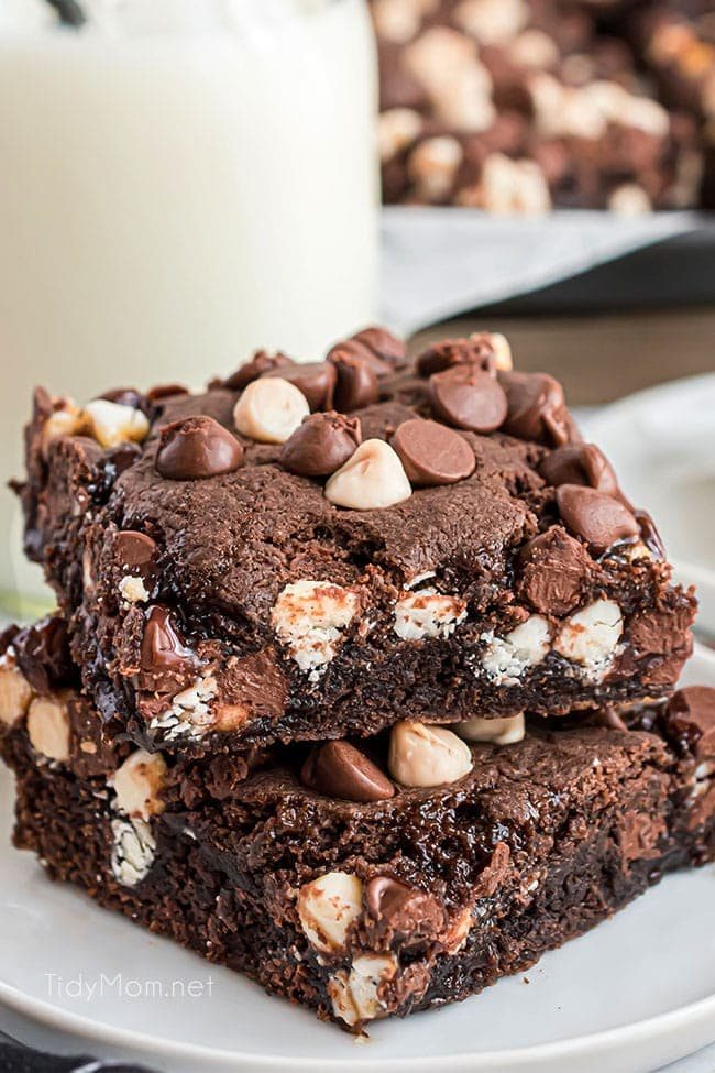 Triple Chocolate Caramel Bars