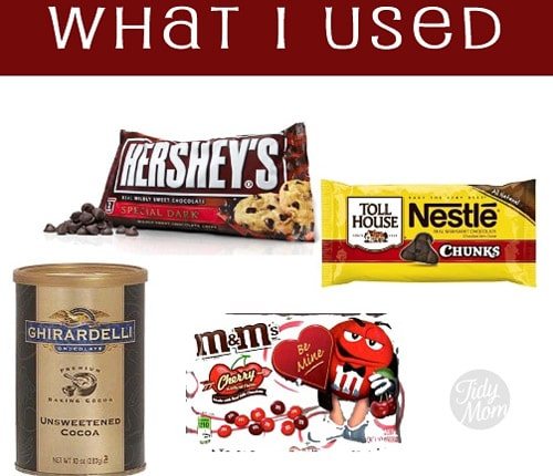 triple chocolate cherry m&m cookie supplies