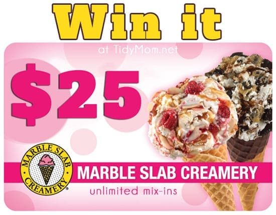 FREE Ice Cream!! Marble Slab Creamery now has ulimited mix-ins! no more weighing your ice cream! Win $25 gift card at cetcu.com