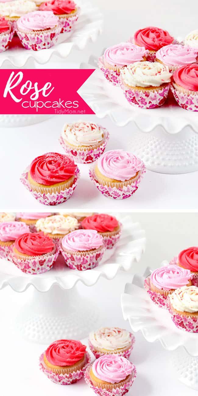 how to make Rose Cupcakes with quick-crusting buttercream