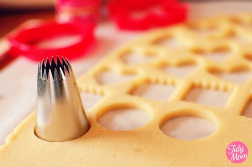 pastry tip doubles as cookie cutter