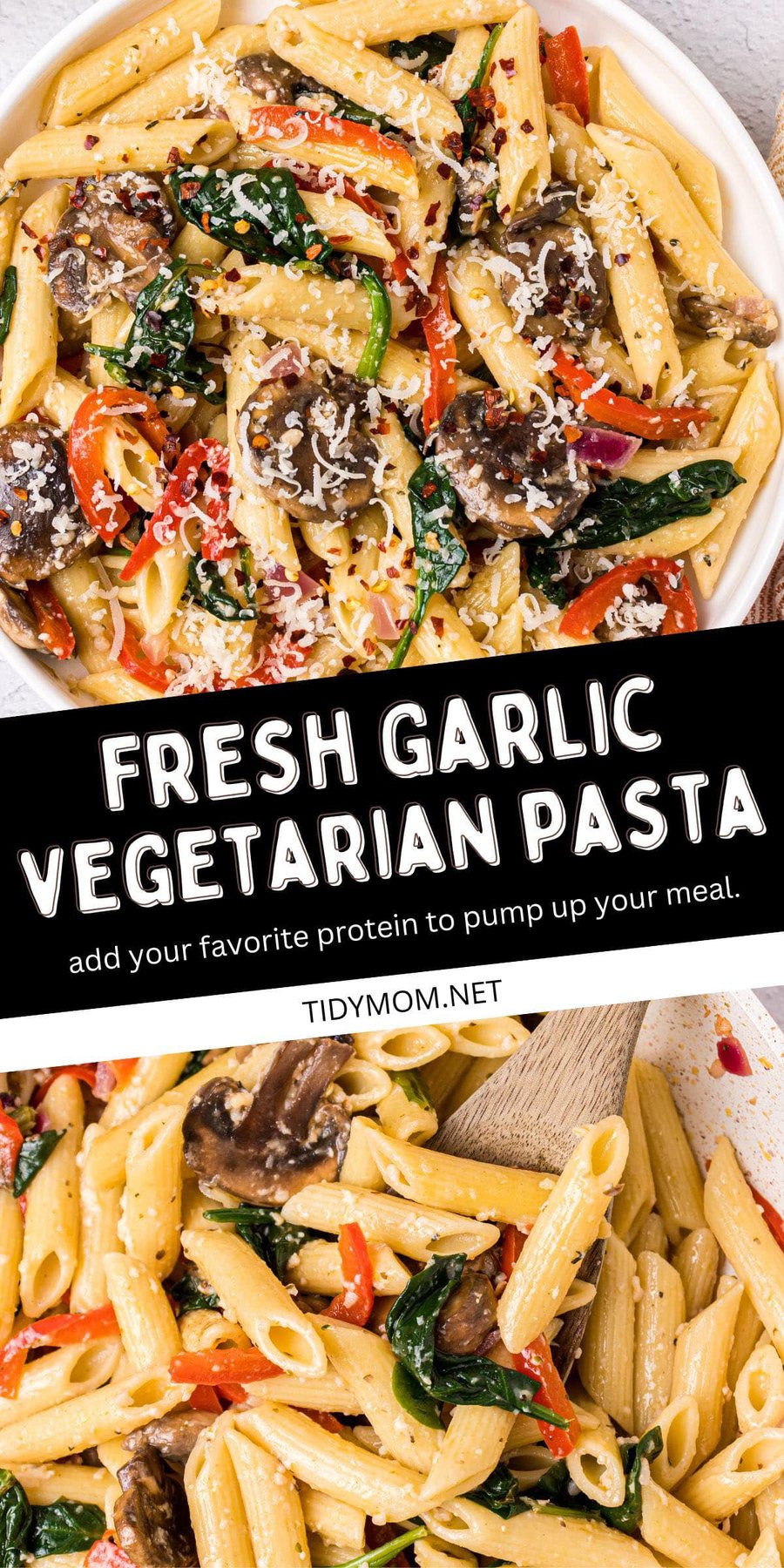 pasta with veggies