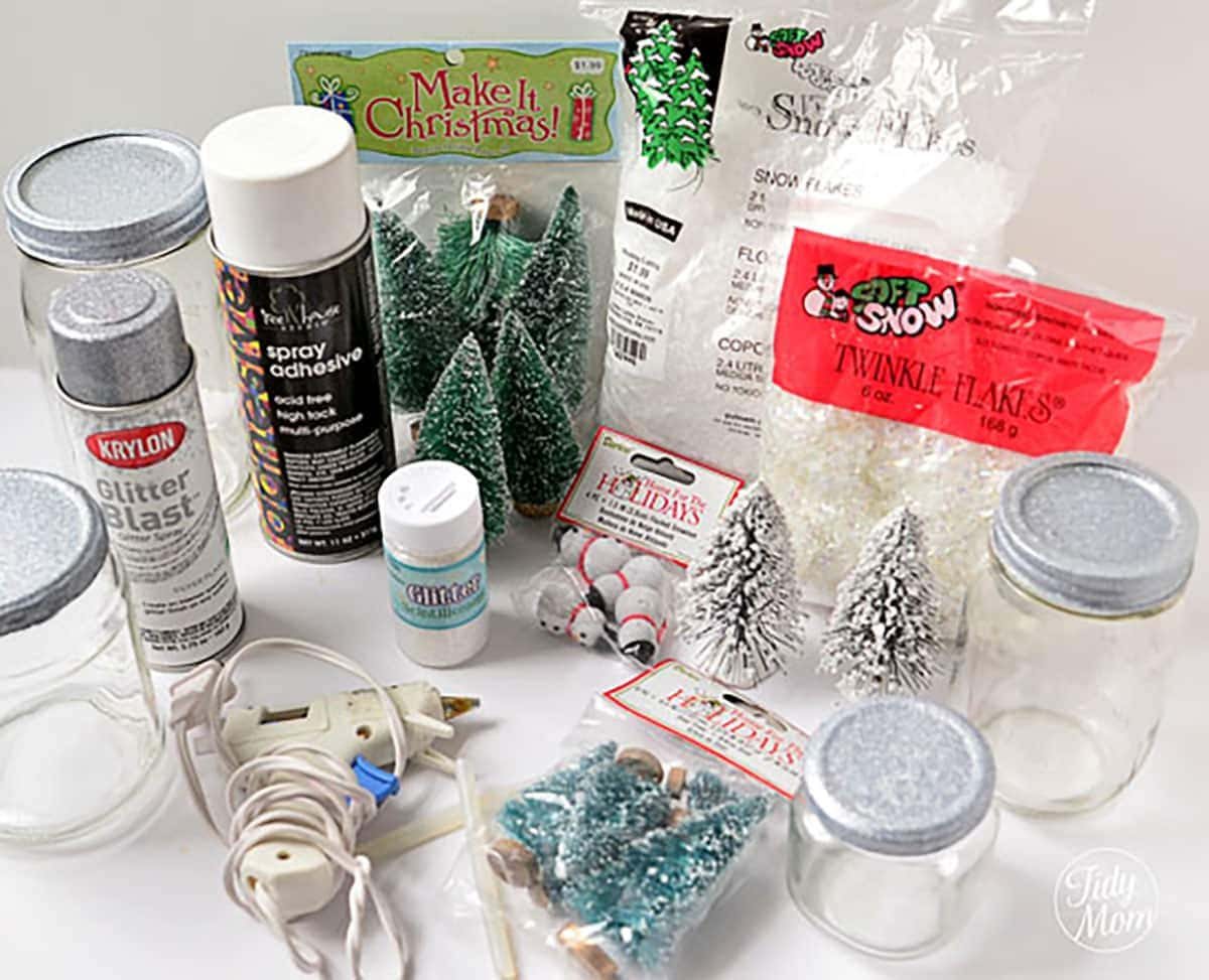 waterless snow globe supplies